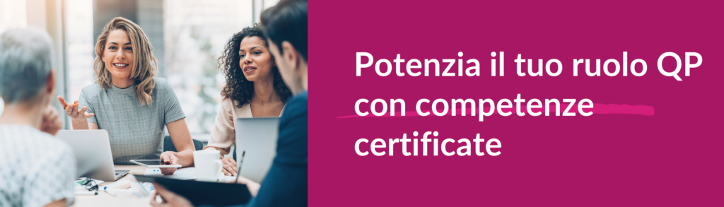 Qualified person di nuova nomina
